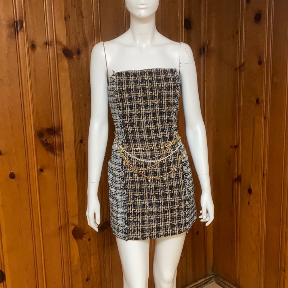 Tweed mini dress